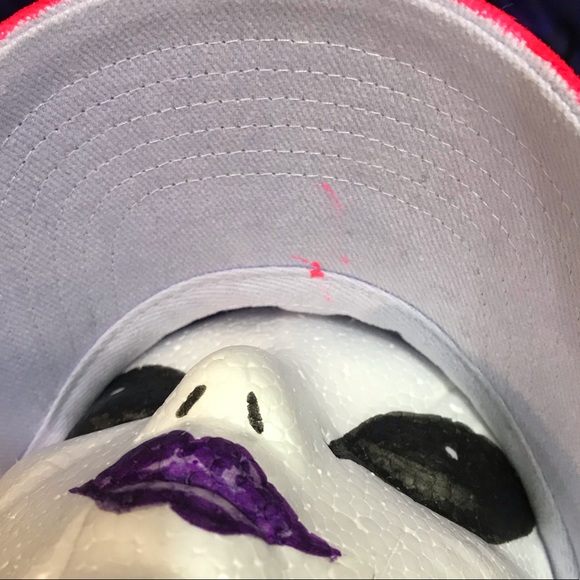 BBC hand painted “hot shit” flames neon hat - Picture 9 of 11